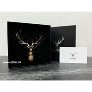 Damo DALMORE~12 Fork Deer Head Metal Log Wine Bottle Stopper