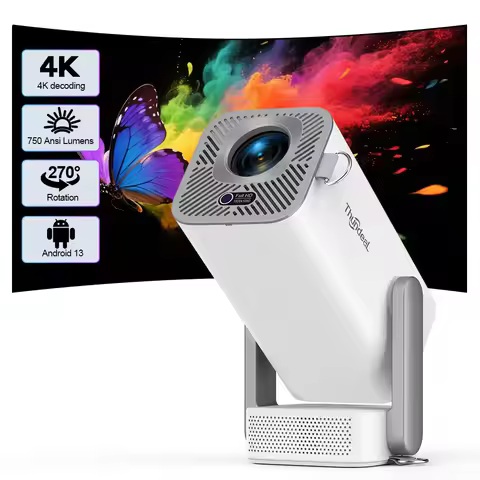 4K Android Projector TD80 Pro WiFi 3D 1080P Full HD 8W Speaker Home Theater TD80Pro Portable Beam Mi