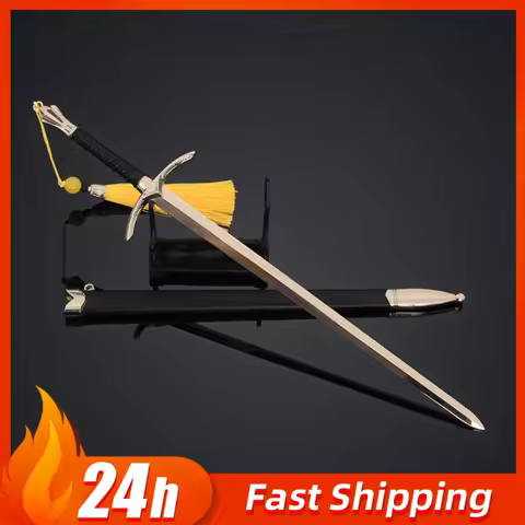 30cm/11.81in Movie and TV Peripherals Gandalf Enemy Sword With Sheath Sword Weapon Model Cosplay Pro