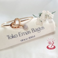 Gelang Emas Asli 375 Ubs Kasandra Bola Love