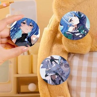 Virtual Singer Hoshimachi Suisei Badges Anime Round Laser Badge Cartoon Brooch Clothes Backpack Acce