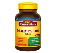 [ แมกนีเซียม ] -  Nature Made, Magnesium, 250 mg x 100 (เม็ด) Tablets