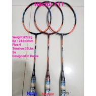 POWER MAX HECTOR 111 RACKET, HECTOR 12, TECTONIC 28 (Free Duratec 66 III) {33lbs} ORGINAL BADMINTON 
