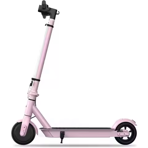 Compact Electric Scooter with 6.5 Solid Tires - 10.6 Miles Range & 13 MPH Speed for Easy Commuting a