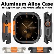 Metal Case for IWatch Ultra 2 49mm Protector Case Aluminum Alloy Cover Bumper Frame for IWatch Serie