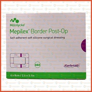 496100 Molnlycke Mepilex Border Post Op 6cm x 8cm 10's