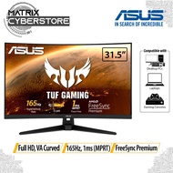 ASUS TUF Gaming VG328H1B Curved Gaming Monitor –31.5 inch Full HD (1920x1080), 165Hz (Above 144Hz), Extreme Low Motion Blur™, Adaptive-sync, FreeSync™ Premium, 1ms (MPRT)