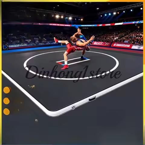 Professional Inflatable Air Track Mat, 3/4-Inch Thick Tumbling Mat for Gymnastics Cheerleading, Home