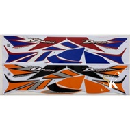 HONDA DASH 110 V1 RSR (1) BODY STICKER  READY STOCK