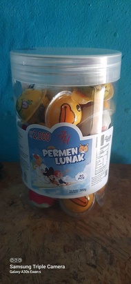 permen lunak viral.bola dunia.1 toples isi 30 pcs.bisa di telan