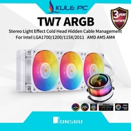 JONSBO Shadow Drum TW7-360/240CPU Liquid Cooler White Model Stereo Light Effect Cold Head AIO Water 