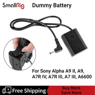SmallRig DC5521 to NP-FZ100 Dummy Battery Charging Cable For Sony Alpha A9II A9 A7R IV A7R III A7III
