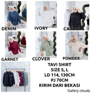 Fix Get TAVI SHIRT DENIM IVORY CAVIAR GARNET CLOVER POWDER BY Megastoreha