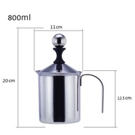 Hot / Cold Whipping Case For latte, cappuccino 800ml Can Be Used With Induction Hob.