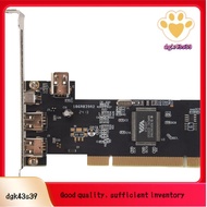 3 Port IEEE 1394 Firewire Card PCI Firewire Adapter IEEE 1394 PCI Controller Card for Desktop PC