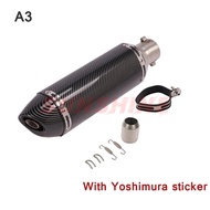 Motorcycle Universal Exhaust Muffler Pipe Motorcross Escape Moto Modified Slip on Sticker For YZF R6