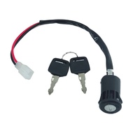 2 Wire Plug Ignition Lock Switch Key Fit for Motorcycle Electric Mini Moto Dirt Pocket Bike ATV Quad