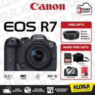 Canon EOS R7 / Canon R7 Mirrorless Camera (FREE Canon Mount Adapter EF-EOS R)