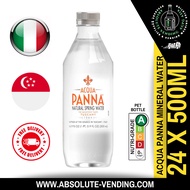 [CARTON] ACQUA PANNA Still Mineral Water 500ML X 24 (P.E.T BOTTLE) - FREE DELIVERY within 3 working days!