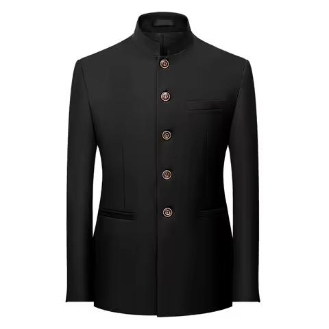 2026 Men's Business Casual Suit Handsome Solid Color Wedding Match Blazer Fashion Handsome Solid Col