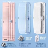 [Ready Stock] Deli a4 Paper Cutter a5 Multifunctional Small Paper Cutter Office Paper Cutter Handmad