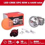 AOKI Senter Kepala Professional Premium Metallic paint Cas 65 75 85 Watt LED CREE XPG T1 SA58 Murah