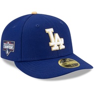 LA Los Angeles Dodgers 59FIFTY LP Low Profile Gold Program 2020 World Series Champions Fitted Hat, B