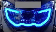 LED DRL FLEXIBLE / ALIS LAMPU ANGEL EYE 30 CM MOBIL DAN MOTOR LAMPU LED STRIP RGB/ LED STRIP / LED S