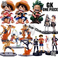 Q Edition ONE PIECE Action Figure Luffy 6 Piece/set Zoro Sanji Sabo Uta Cartoon Koala Shanks Action Figure GK Dolls Collectable Toys Gift