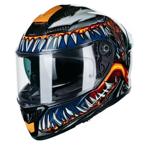 DOT ECE ILM Lightweight Carbon Fiber Helmet Full Face Motorcycle for Adults Helmet Cascos Para Motos