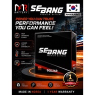 (Installation Provided) SEBANG 90D26R || NS 70R || MADE IN KOREA   || CAR BATTERY BATERI KERATA