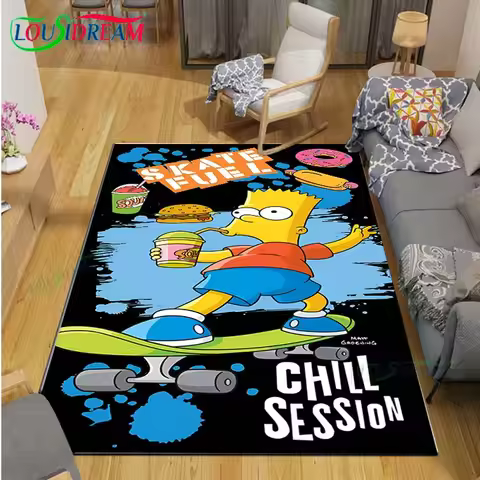 Hot Cartoon TV Role Printed Carpet Outdoor Rug Area Rug Non-slip Carpet Bedroom Decor Carpet for The
