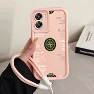 Case For OPPO A57 2022 A77 A2022 A57s A57e A77s Three-Color Stone Island Phone Silicone Shockproof