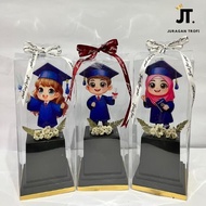 Custom Acrylic Graduation Trophy - Award Trophy