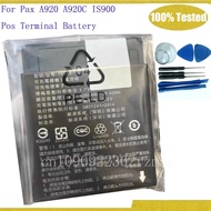 Battery 3.7V 5250mAh IS900 Battery For Pax A920 A920C IS900 Pos Terminal Battery Bateria + Free Tool