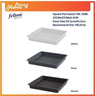 37cm Felton Square Flower Pot Saucer (Saucer Only)- FBL2508