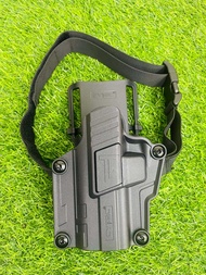 ซองพกนอก เพลสต่ำรัดขา Cytac ใส่ได้หลายรุ่น Mega-Fit เช่น Glock 19/sig320/cz P-10C ติด DOT ได้ (Gen 2