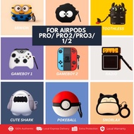 Airpod Pro & pro 2 Cartoon Case | Airpod pro 2 Cartoon Casing | pro 2nd generation Cartoon Cover