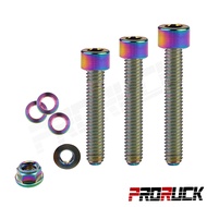 M6 Titanium Screw M6x30 M6x35 M6x40 Titanium Bolts M6 Nut M6 Washer Titanium Nut Titanium Gasket M6 
