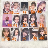 IVE 小卡 特典 Yujin Gaeul Rei Wonyoung Liz Leeso 秋天 李瑞 After Like Love Dive Eleven I am Season’s Greetin