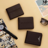 Dompet Lipat Pendek Polos Pria Planet Ocean Coklat Tua Original
