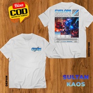 SULTAN KAOS DEWASA DAN ANAK MOBILE LEGEND CYCLOPS SABER ENFORCER BAJU ML CYCLOPS MAGE TSHIRT MLBB BI