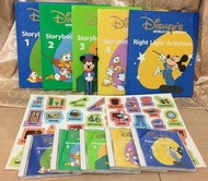 寰宇迪士尼美語世界 故事系列 Story Book 5本課本 5片CD 3張貼紙　送壞掉的 米奇對錯筆