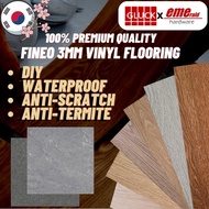 FINEO KOREA 3MM VINYL FLOORING ( SELF DIY ) WATERPROOF / ANTI-SLIP / ANTI-TERMITE