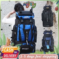 80L Hiking Bag Waterproof Men's Backpack Travel Bag Camping Backpack Mountain Climbing Backpack