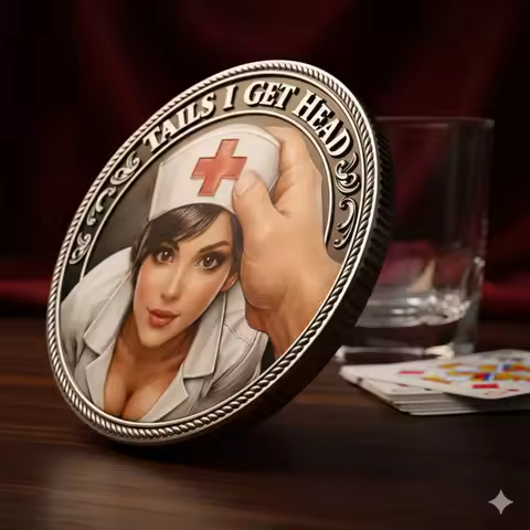 Luxury Decision Maker Coin Set Of 3 Unique Designs Retro Luck Challenge Medal Romantic Couple Annive