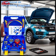 [UEB AUTO]3 ทางเครื่องปรับอากาศวินิจฉัย Manifold Gauge Set R22 R134A R410 ชุดสารทำความเย็น