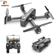 ✶DEERC|Holy Stone HS270 GPS 2.7K Drone with FHD FPV Camera Live Video for Adults, Portable Selfie Qu