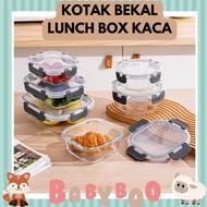 Thick Glass Lunch Box / Glass Lunch Box / Lunch Box / Food Storage Glass Container