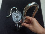 [Hoàn Tiền 10%]bộ in out inox phi 16 ngắn (L=15cm) lọc váng "XOAY - in out inox xoay 360 độ có lọc v